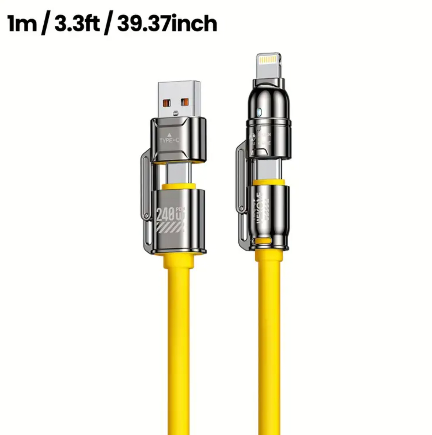 240W MAX 4in 1 Fast Charger Cable