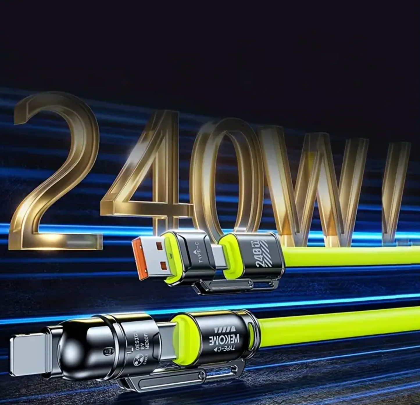 240W MAX 4in 1 Fast Charger Cable
